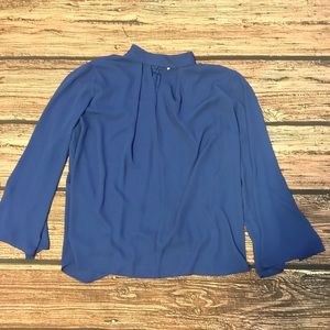 Royal Blue Blouse